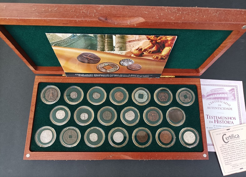 Coleção de moedas Testemunhos da História