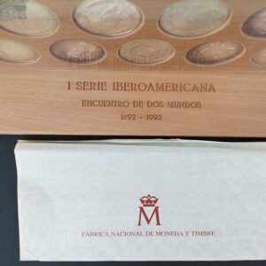 Moedas de coleção da I serie Ibero-Americana - Encontro de dois Mundos