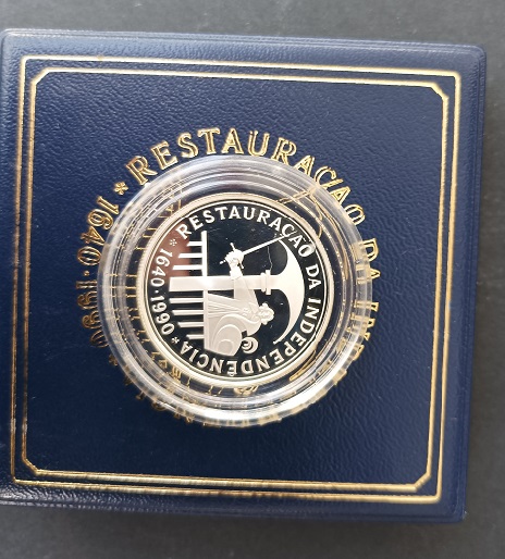 1990 - Moeda 100$00 dos 350 Anos da Restauração da Independência de Portugal - Image 3