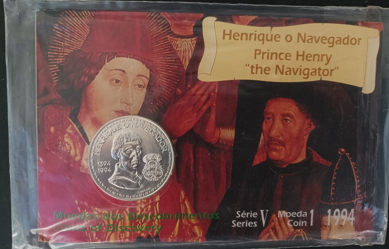 1994 - Moeda 200$00 do Infante D. Henrique - Dividindo Terras e Mares