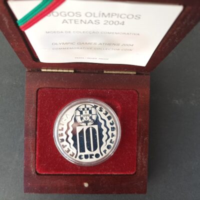2004 – Moeda 10€ dos Jogos Olímpicos de Atenas