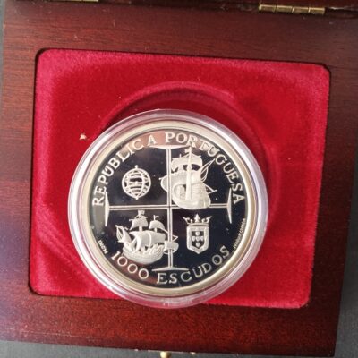 1998 – Moeda mil escudos do Rei D. Manuel I, O Venturoso