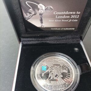 2010 - Moeda £5 Jogos olímpicos de Londres - Countdown to the Olympics Games London 2012