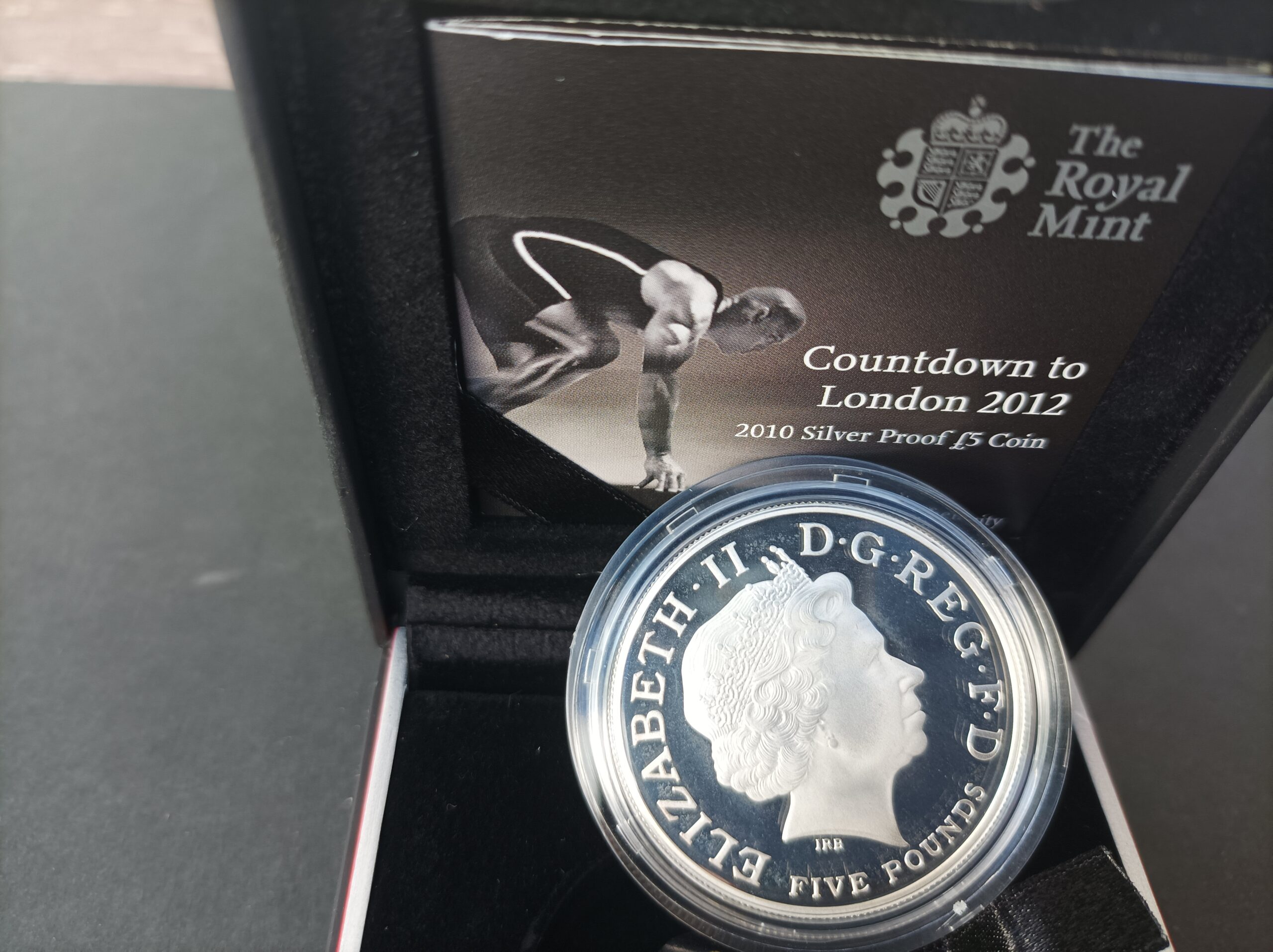 2010 – Moeda £5 Jogos olímpicos de Londres – Countdown to the Olympics Games London 2012