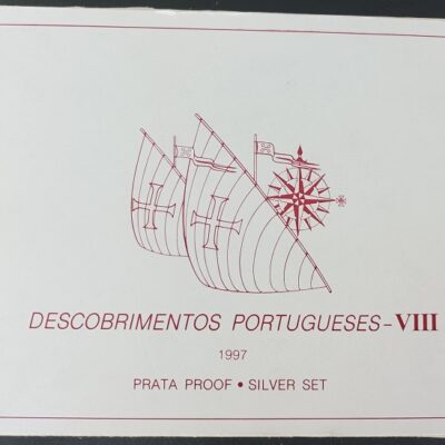 1997 -Estojo moedas de 200$00 dos descobrimentos portugueses – A Missionação Cristã e os Descobrimentos