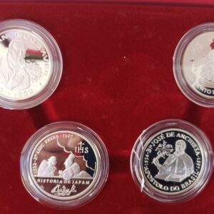1997 -Estojo moedas de 200$00 dos descobrimentos portugueses - A Missionação Cristã e os Descobrimentos