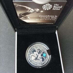 2011 - Moeda £5 dos jogos olímpicos - Countdown to London 2012 - Ciclismo