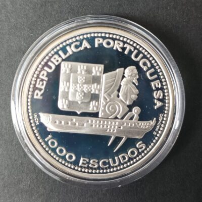 1996 – Moeda 1000$00 da Fragata D. Fernando II e Glória  (1843-1996)