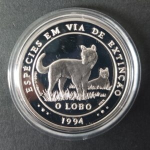 1994 - Moeda mil escudos – O Lobo - Espécies em Via de Extinção