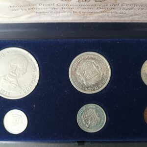 1976 - Moedas do Centenário da Morte de Juan Pablo Duarte