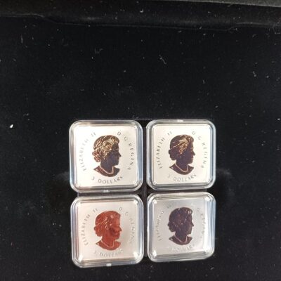 2018 – Coleção de moedas de 3 dólares canadianas