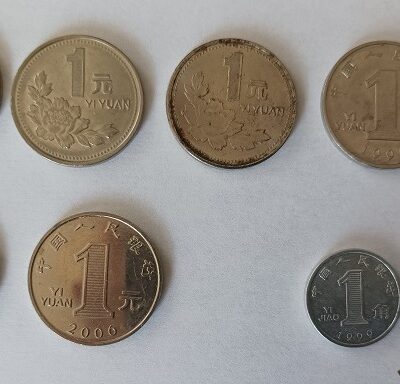 Moedas de 1 yiyuan da China