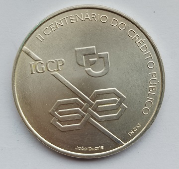Moeda 1000 escudos, II Centenário do Crédito Público