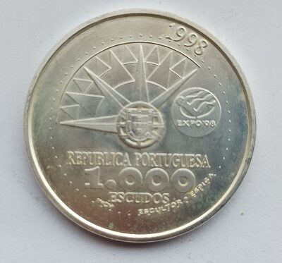 Moeda 1000 escudos –  Ano Internacional dos Oceanos