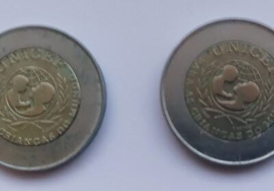 Moedas 100 escudos UNICEF