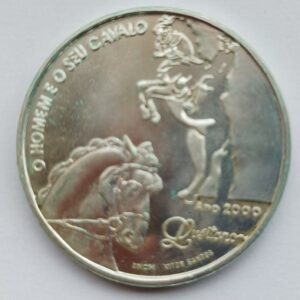Moeda 1000 escudos - O homem e o seu cavalo