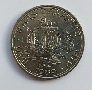 Moeda 100 escudos - Ilhas Canárias