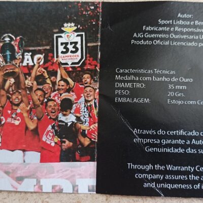 Medalha dos 110 anos do SLB