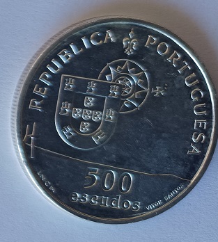 Moeda de 500 escudos da Ponte Vasco da Gama