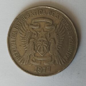 Moeda 20 dobras S. Tomé e Príncipe