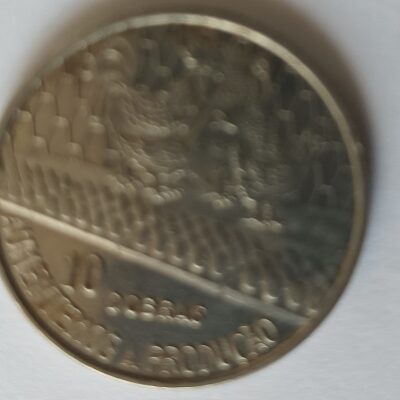 Moeda de 10 dobras S. Tomé e Príncipe