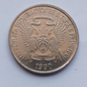 Moeda de 10 dobras S. Tomé e Príncipe