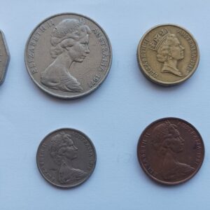 Lote de varias moedas da Austrália