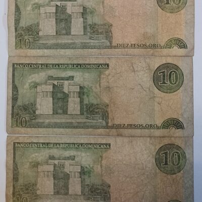 Notas de 10 Pesos – República Dominicana