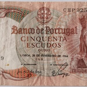 Nota de 50 Escudos - Chapa 8