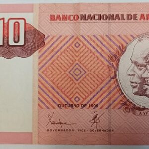 Nota de 10 Kuanzas - Angola