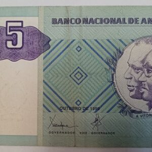 Nota de 5 Kwanzas - Angola