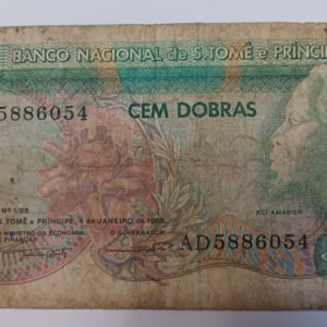 Nota de 100 Dobras - S. Tomé e Príncipe