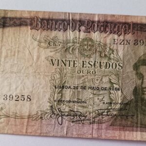 Nota de 20 escudos - Chapa 7