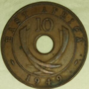 1949 - Moeda 10 Cêntimos East Africa