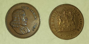 Moedas de 2 centimos – Africa do Sul