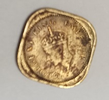 Moeda da India – Britânica, 1/2 anna