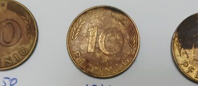 Moedas de 10 pfenning – RFA