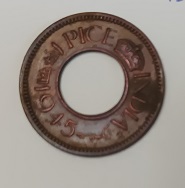 Moeda de 1 pice das Índias-Britânicas