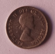 Moeda 10 Cents 1953 do Canadá