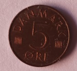 Moeda de 5 ore da Dinamarca