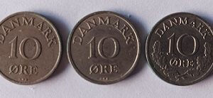 Moedas de 10 ore da Dinamarca