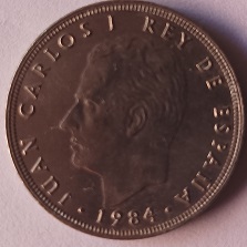 Moeda 25 pesetas de 1984