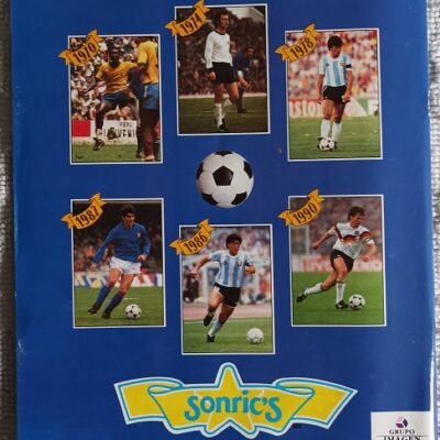 Caderneta completa de cromos Panini – Historia de la Copa del Mundo
