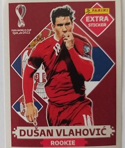 Cromo Panini extra do Dusan Vlahovic´ - Qatar 2022