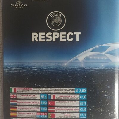 Caderneta completa de cromos Panini – UEFA Champions League 2008-2009