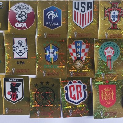 Cromos brilhantes Panini – FIFA World Cup Qatar 2022