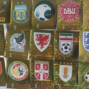Cromos brilhantes Panini - FIFA World Cup Qatar 2022