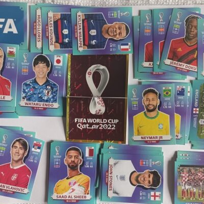 Cromos Panini do campeonato do mundo de futebol Qatar 2022