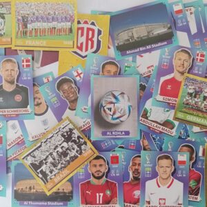 Cromos Panini do campeonato do mundo de futebol Qatar 2022