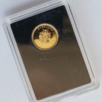 Moedas de ouro modernas (2021-2022) moeda ouro 10 dólares Barbados- Brasão de armas - Image 3